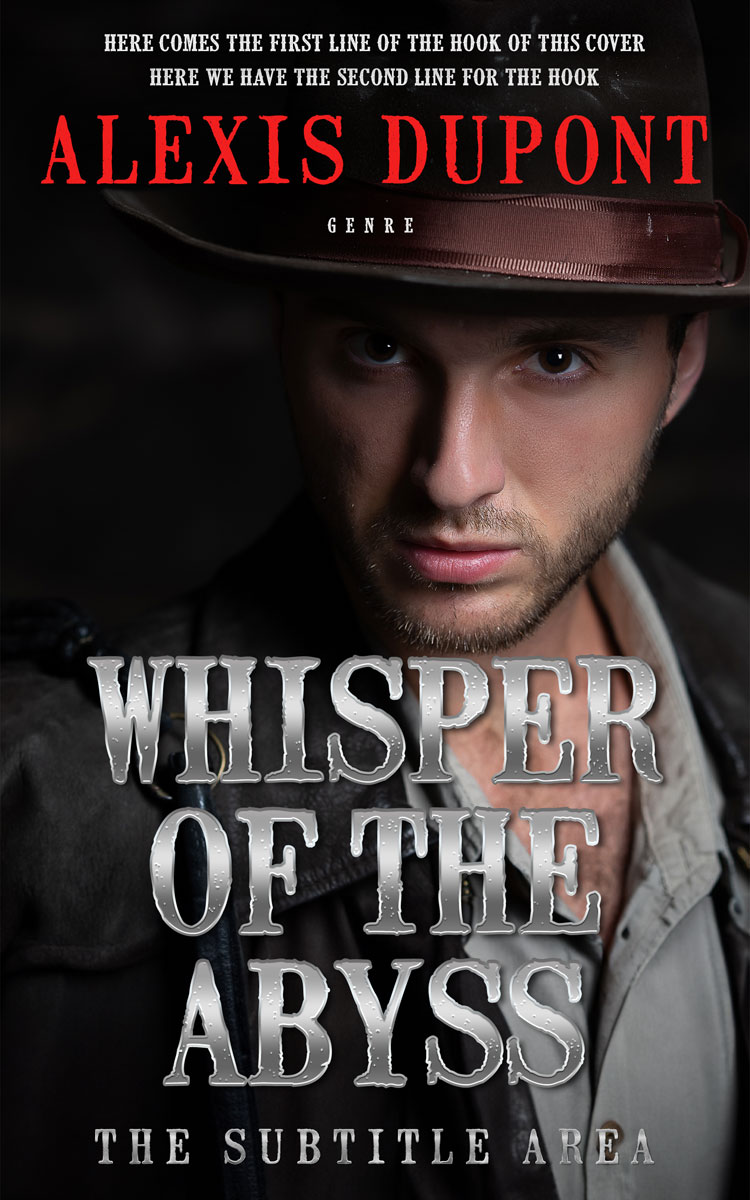 2D view of Premade Action & Adventure Book Cover - Thatch