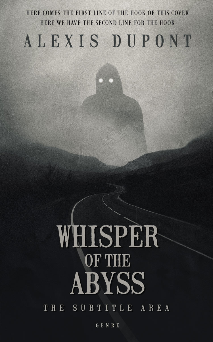 2D view of Premade Horror Book Cover - Cloudy