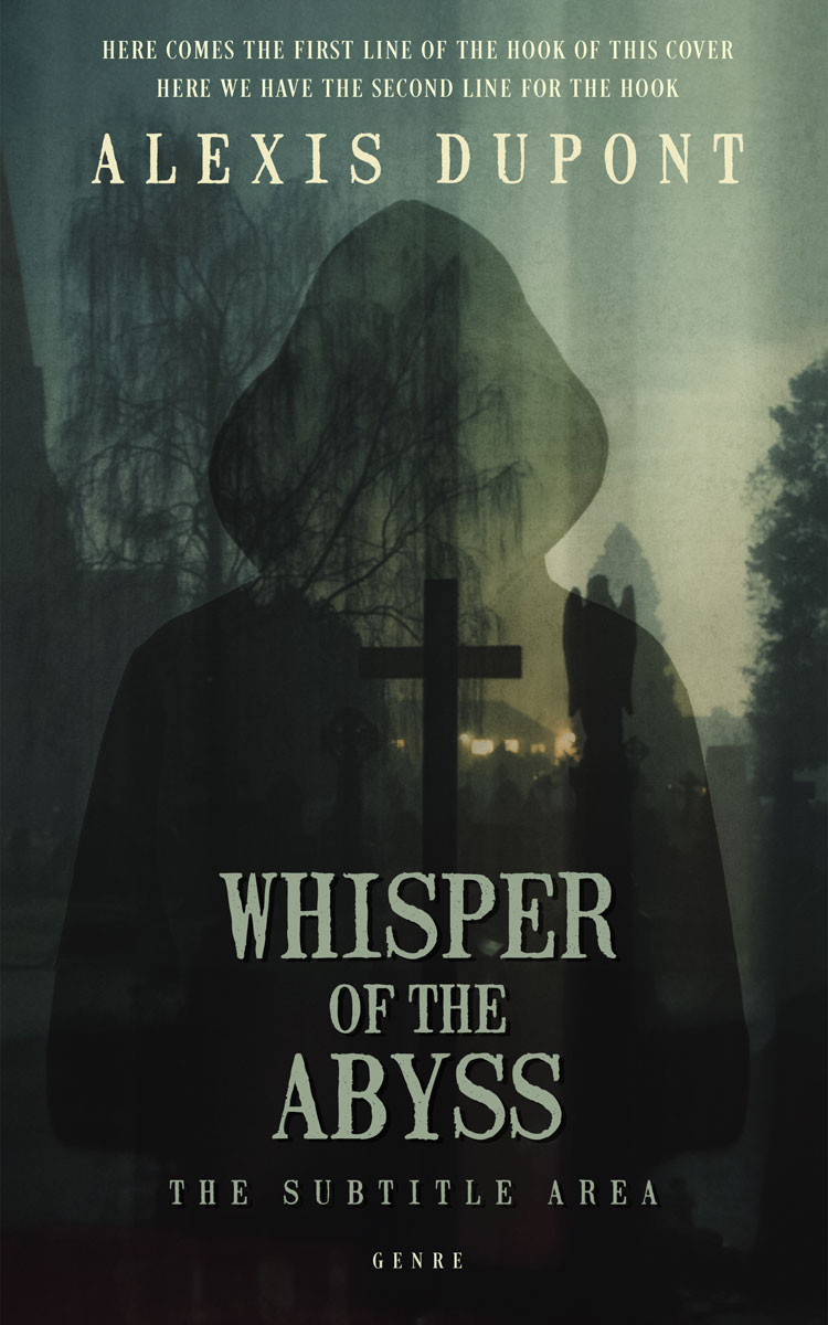 2D view of Premade Horror Book Cover - Heavy Metal