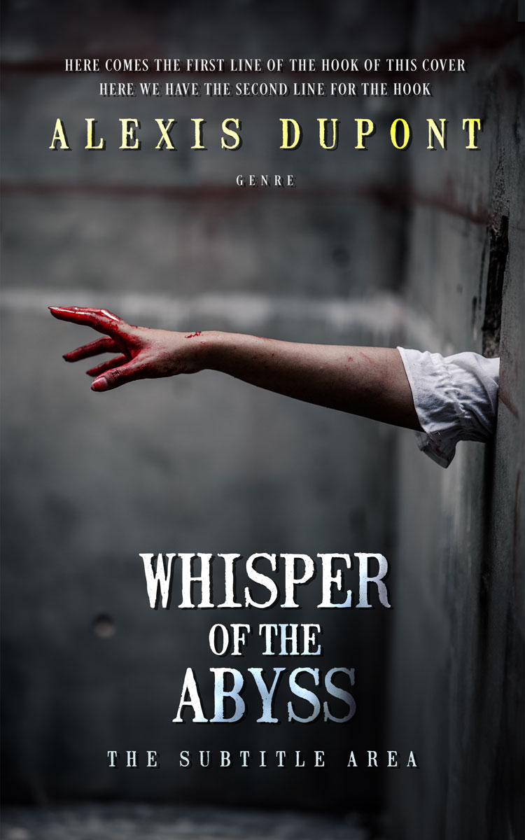 2D view of Premade Horror Book Cover - Tuna