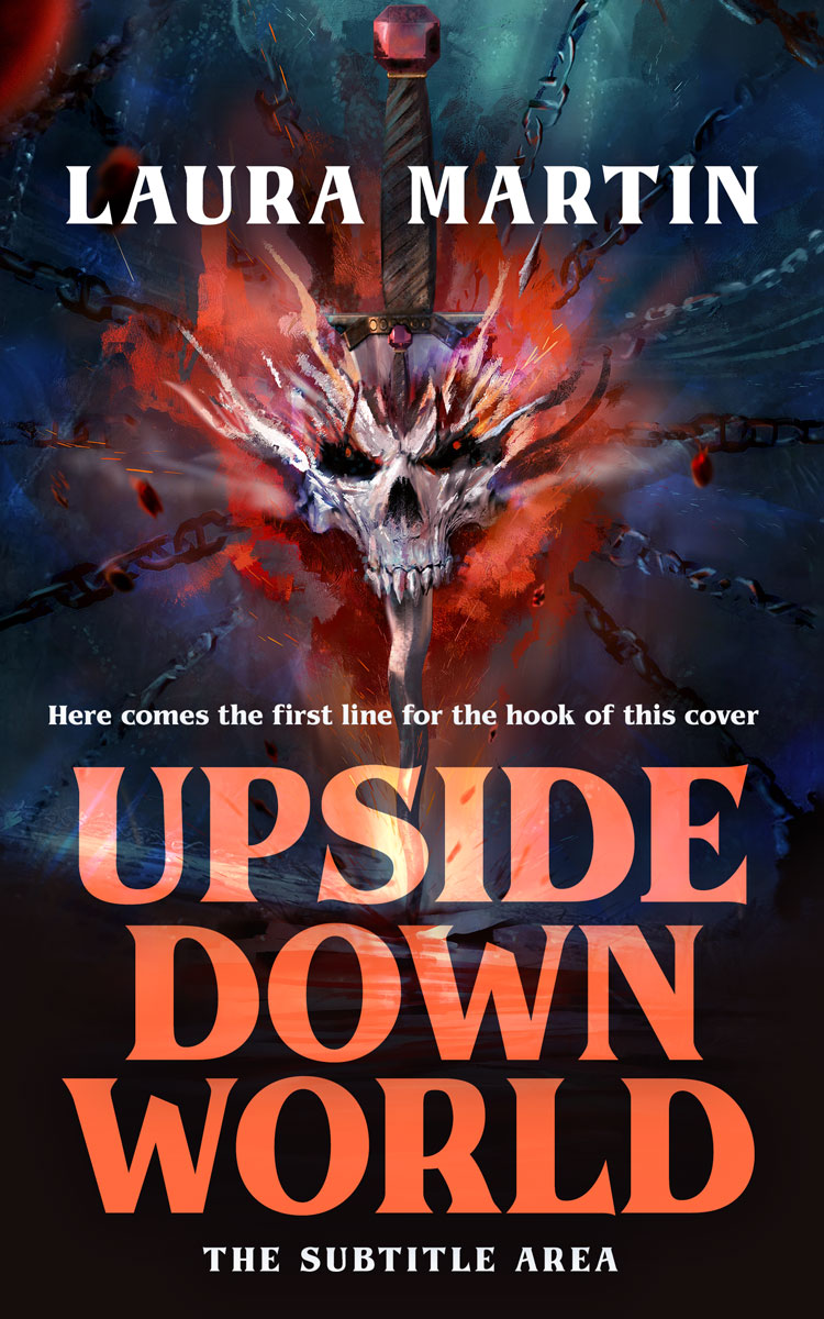 2D view of Terracotta #14768 - Premade Fantasy Book Cover