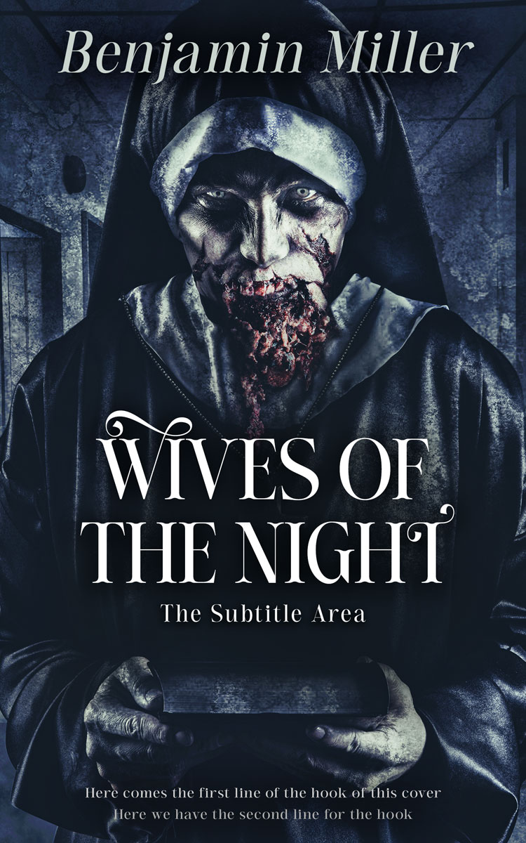 2D view of Premade Horror Book Cover - Mirage