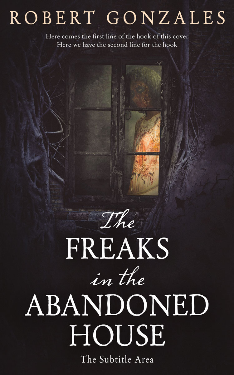 2D view of Premade Horror Book Cover - Thunder