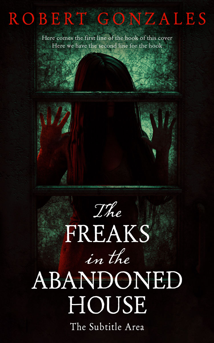 2D view of Premade Horror Book Cover - Rangoon Green