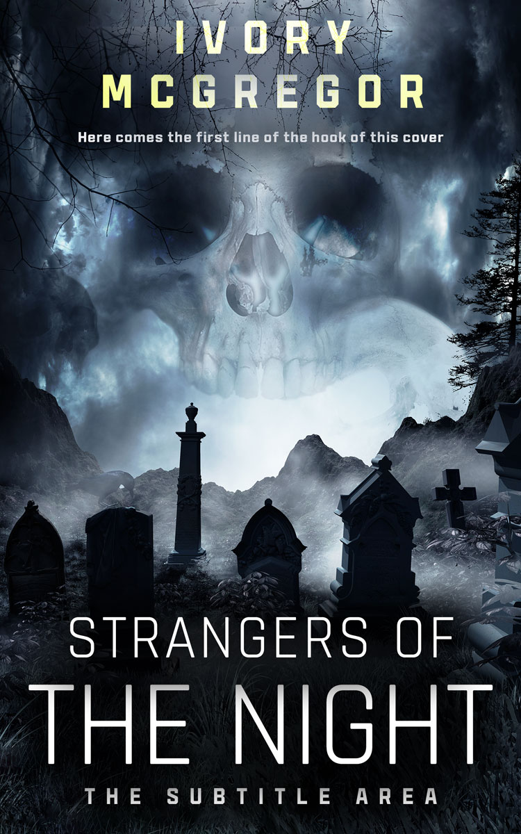 2D view of Premade Fantasy Book Cover - Bunker