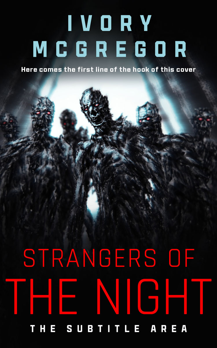 2D view of Premade Horror Book Cover - Woodsmoke