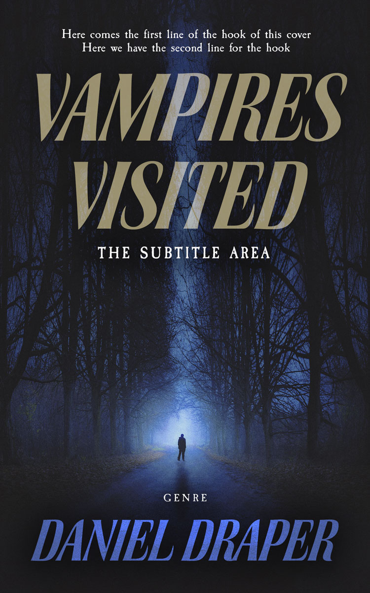 2D view of Premade Horror Book Cover - Charade