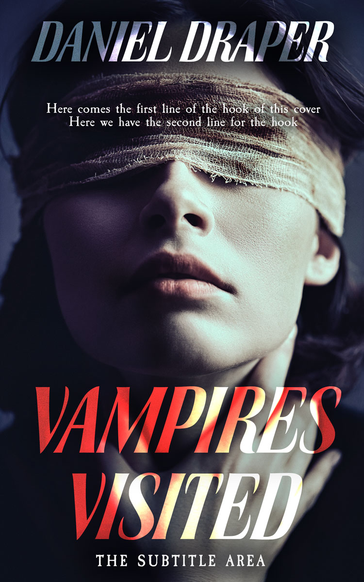 2D view of Premade Horror Book Cover - Coral Reef