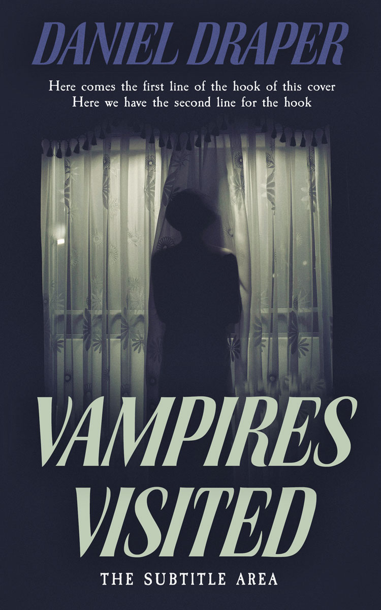 2D view of Premade Horror Book Cover - Ebony Clay