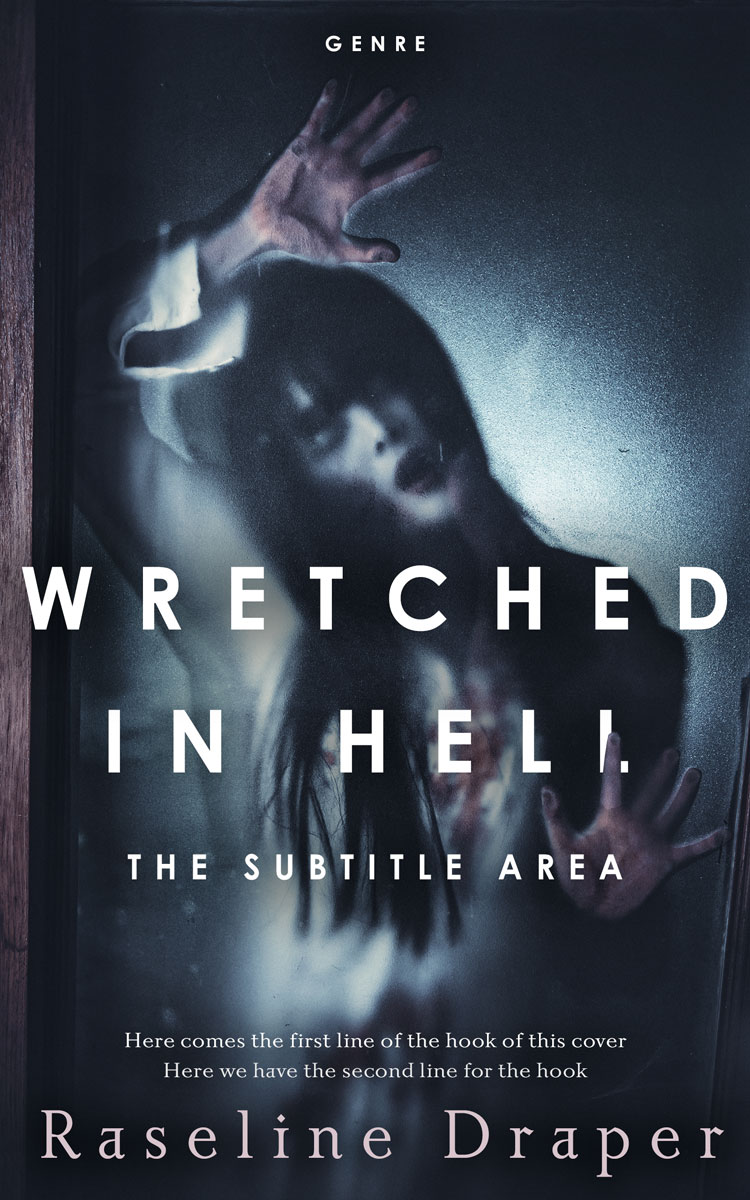 2D view of Premade Horror Book Cover - Ebony Clay