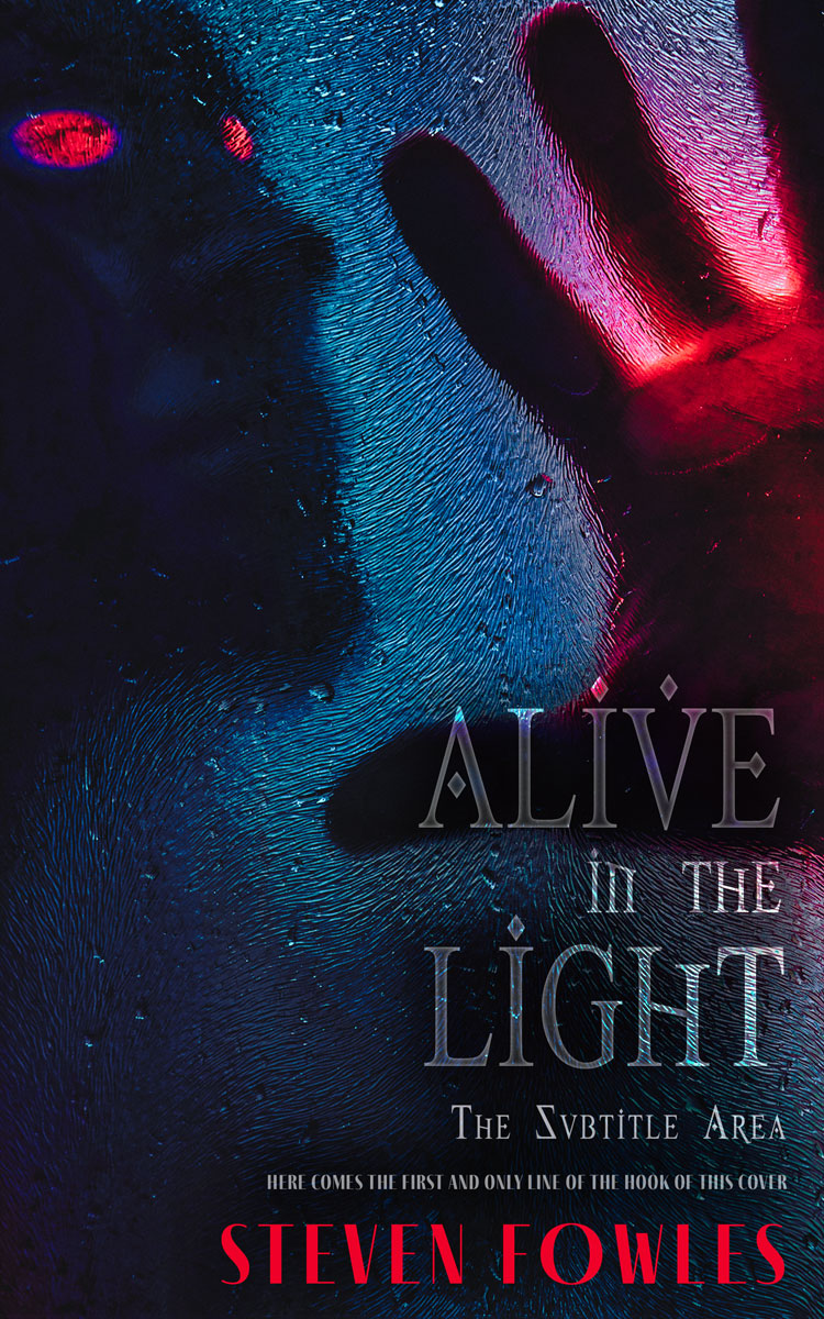 2D view of Premade Horror Book Cover - Cinder