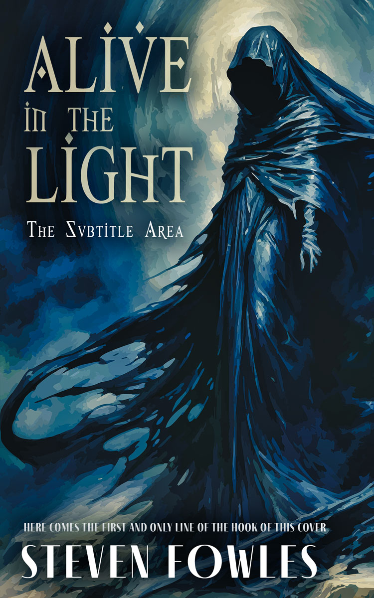 2D view of Premade Horror Book Cover - Big Stone