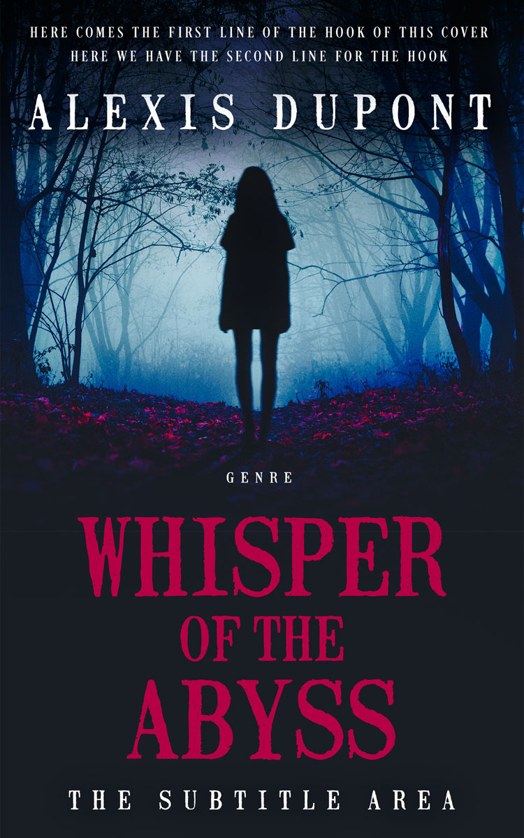 2D view of Premade Horror Book Cover - Mirage