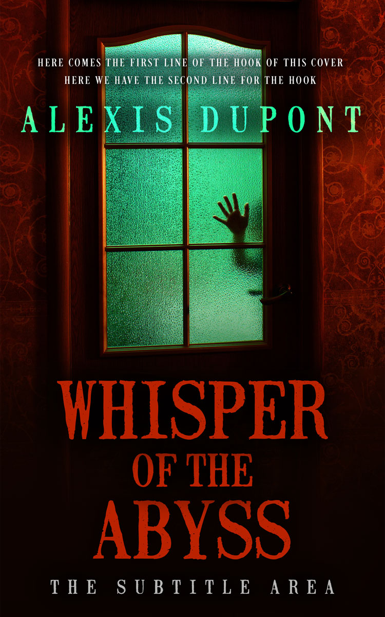 2D view of Premade Horror Book Cover - Asphalt