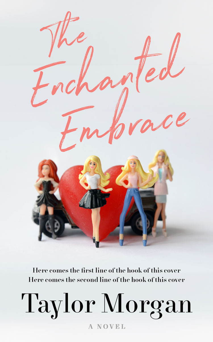 2D view of Premade Erotica Book Cover - Bon Jour