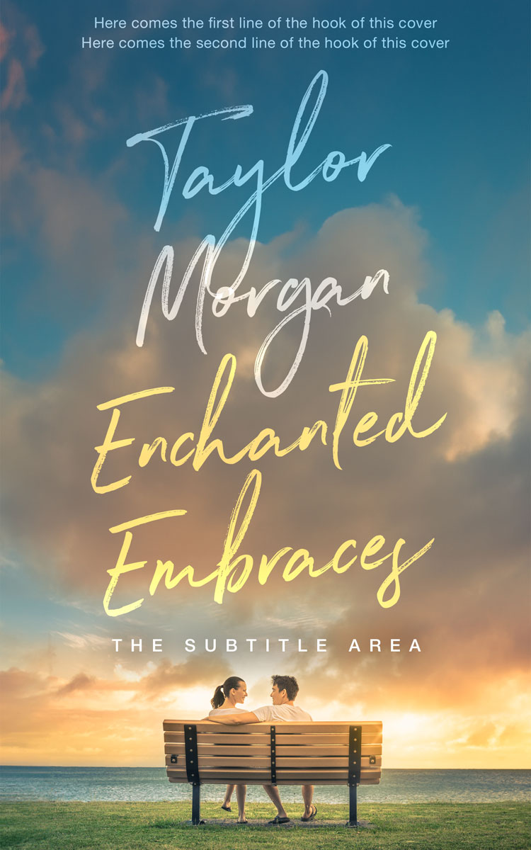 2D view of Premade Romance Book Cover - Olive Haze