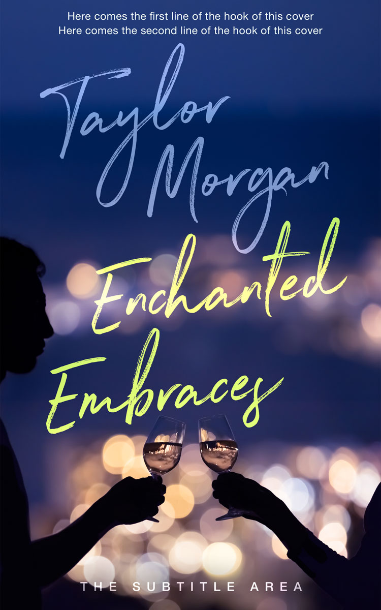 2D view of Premade Romance Book Cover - Cloud Burst