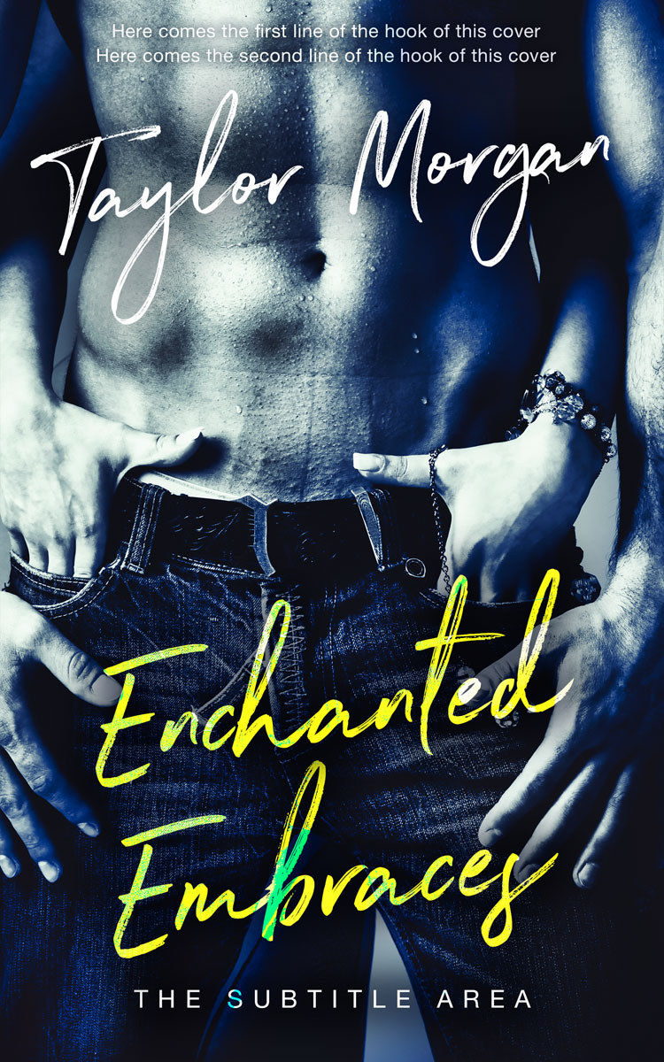 2D view of Premade Erotica Book Cover - Pale Leaf