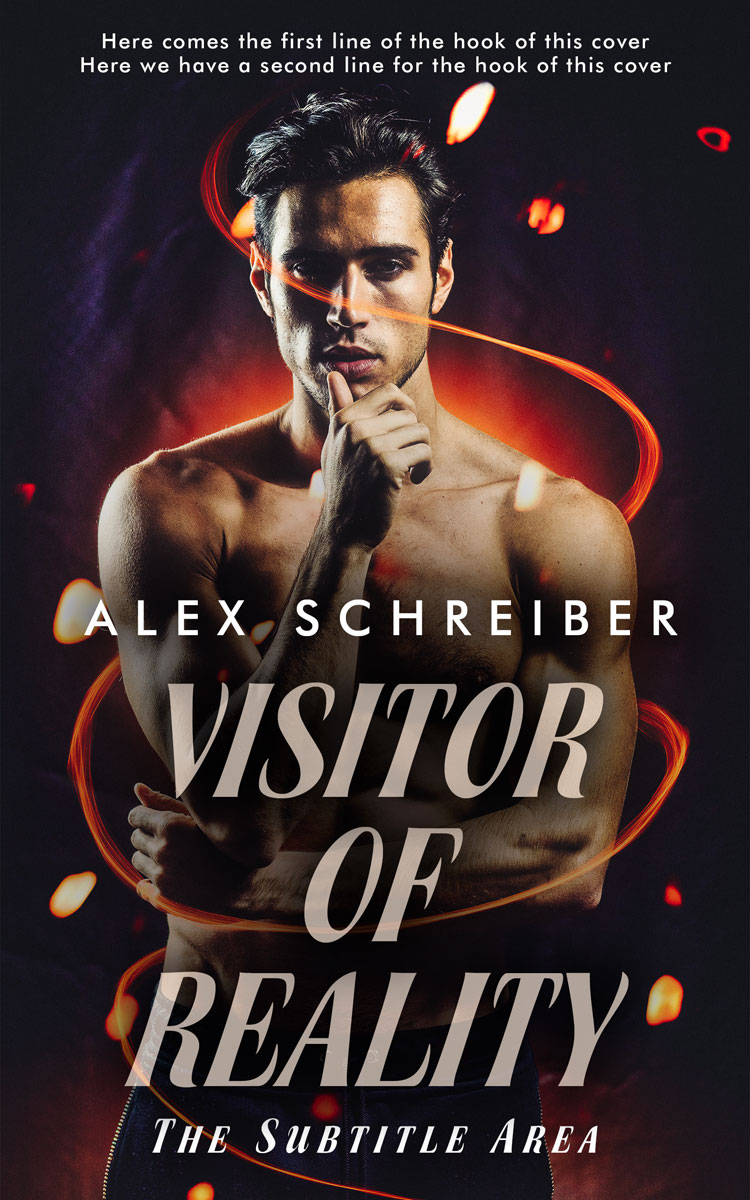 2D view of Premade Erotica Book Cover - Thunder