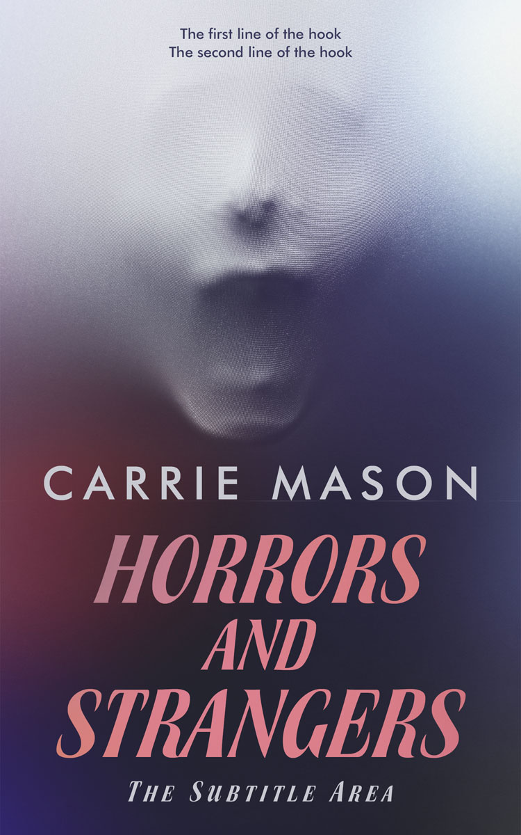 2D view of Premade Horror Book Cover - Maverick