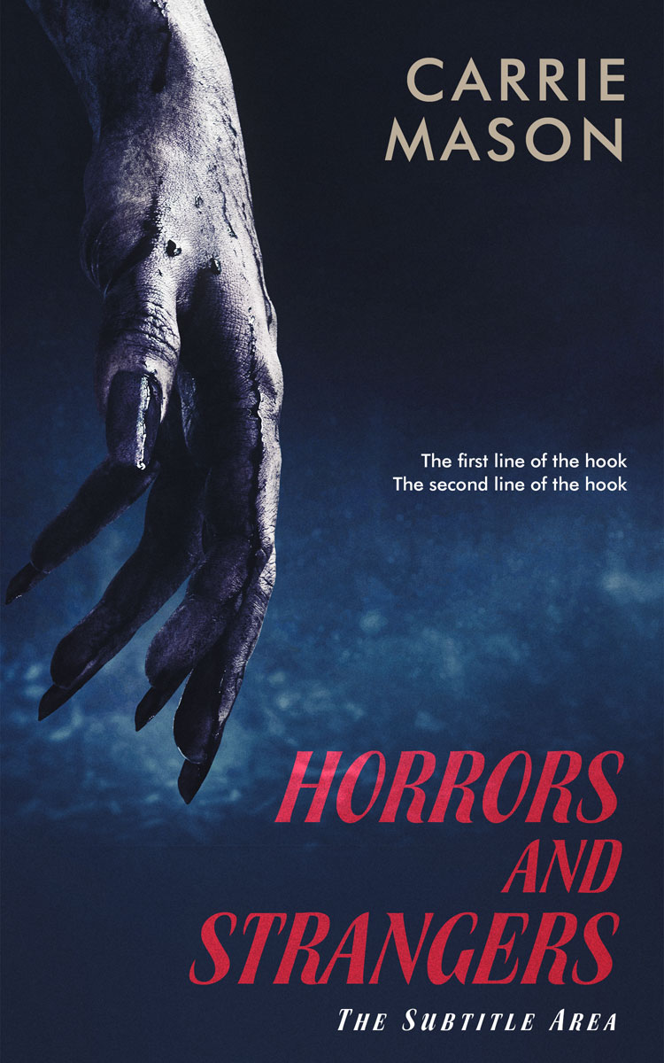 2D view of Premade Horror Book Cover - Mirage