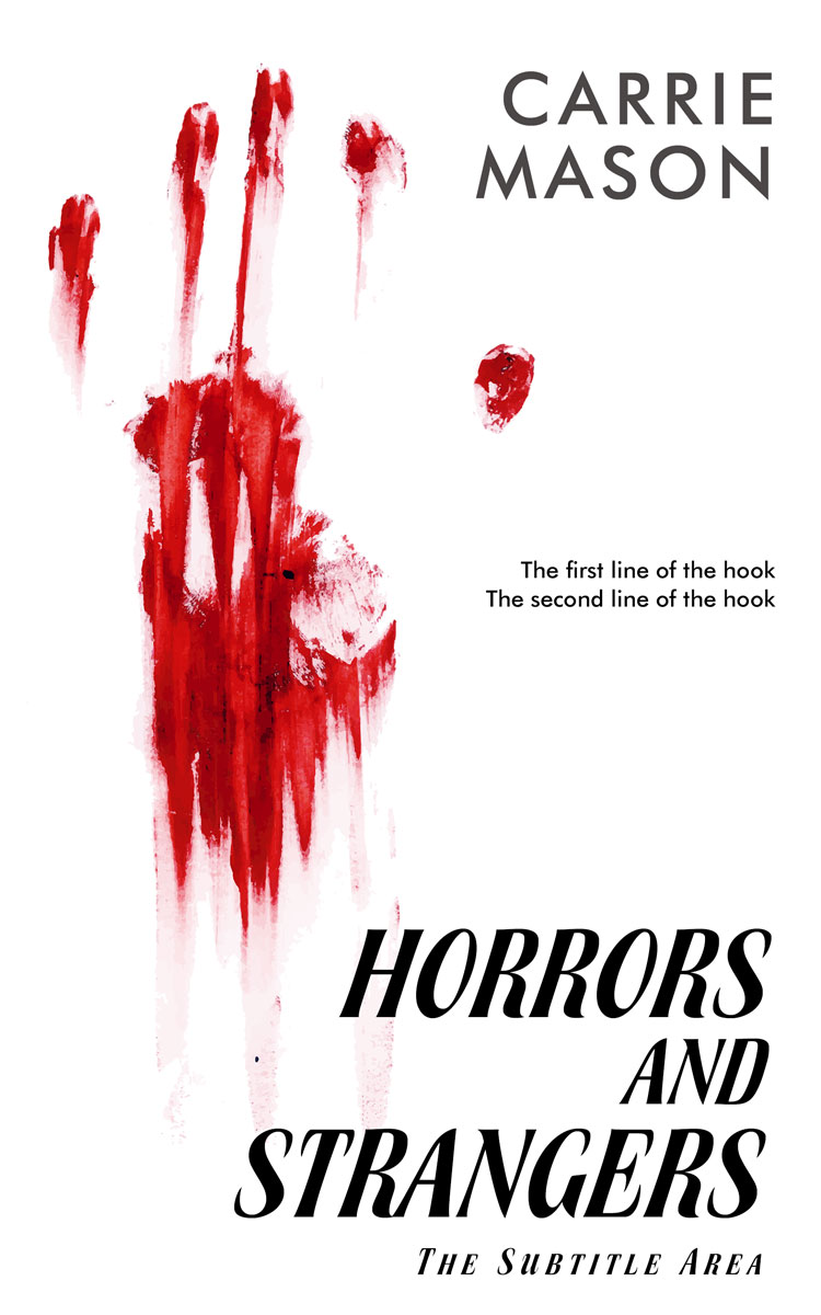 2D view of Premade Mystery & Thriller & Suspense Book Cover - Cod Gray