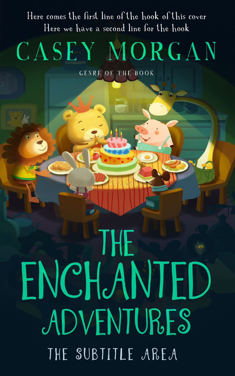 2D view of Premade Teen & Young Adult Book Cover - Bunker