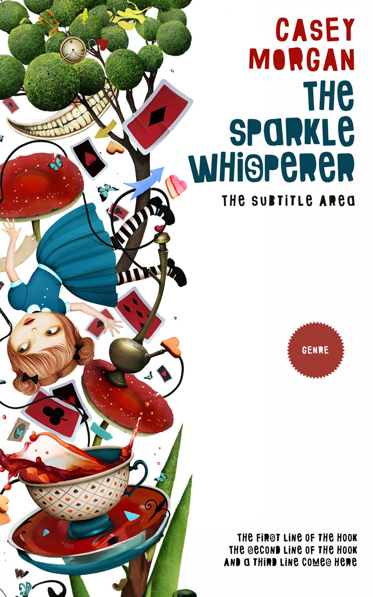 2D view of Premade Surreal Book Cover - Gable Green