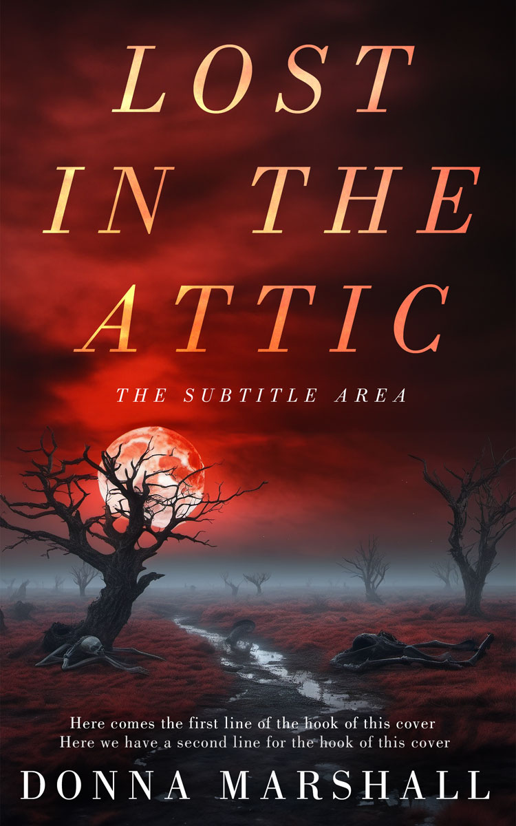 2D view of Premade Mystery & Thriller & Suspense Book Cover - Jon