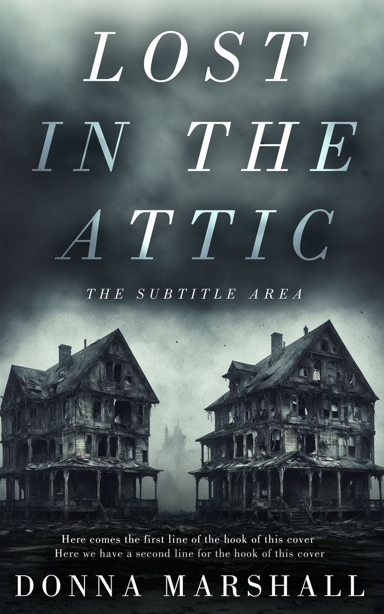 2D view of Premade Mystery & Thriller & Suspense Book Cover - Outer Space