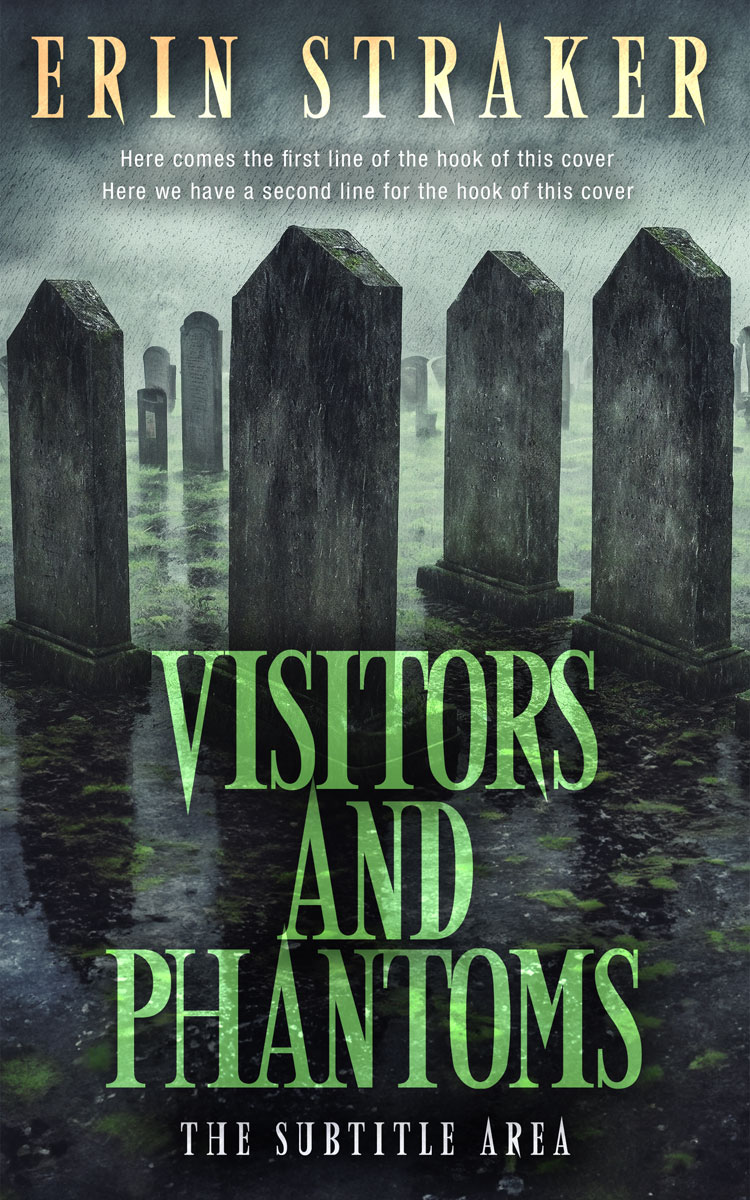 2D view of Premade Horror Book Cover - Outer Space