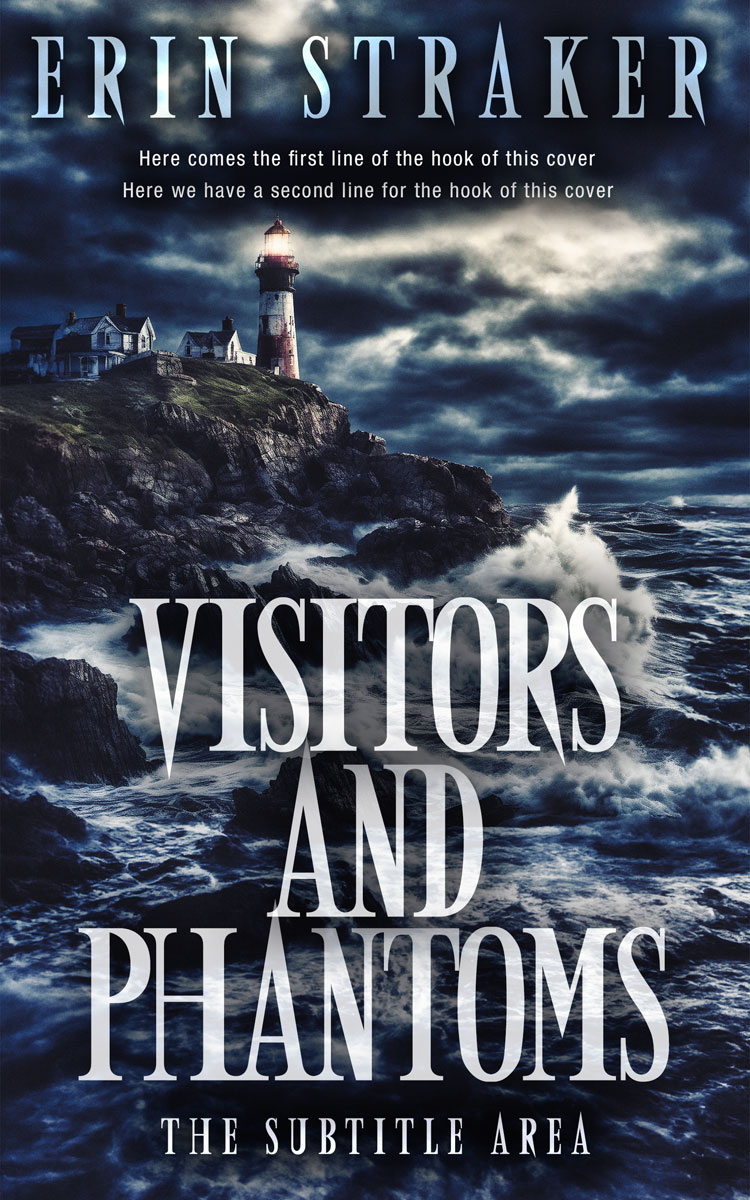 2D view of Premade Horror Book Cover - Ebony Clay