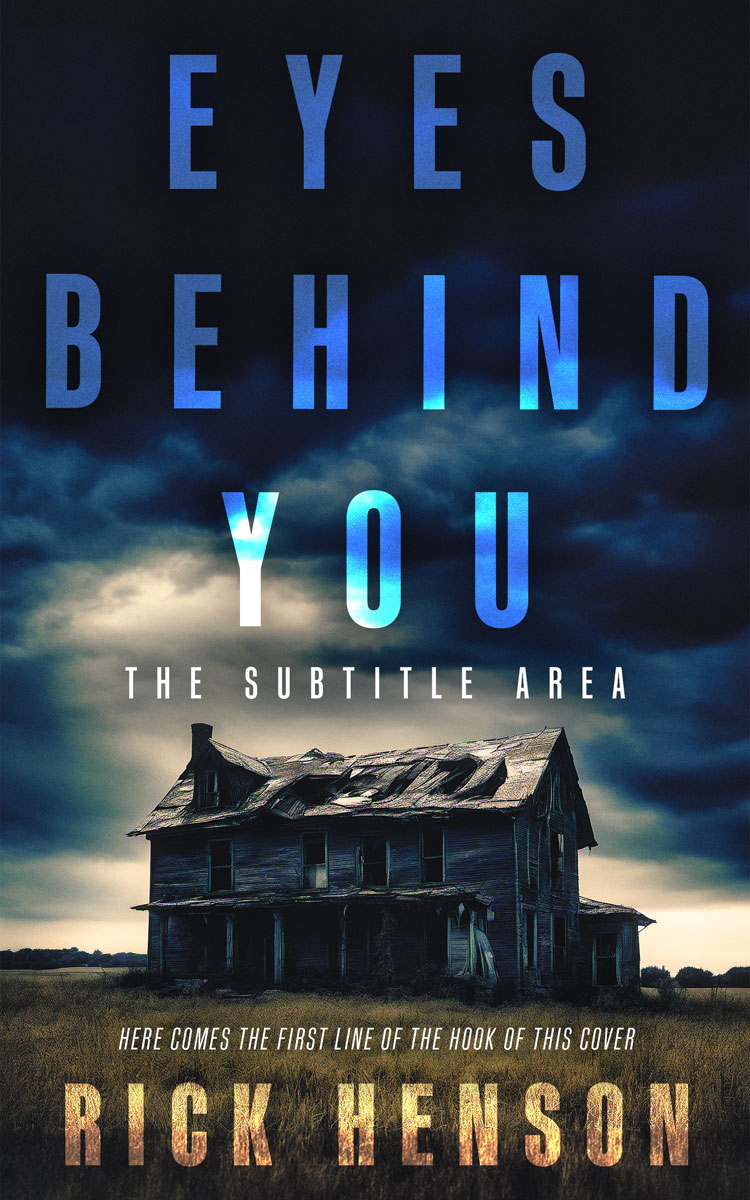 2D view of Premade Mystery & Thriller & Suspense Book Cover - Shark