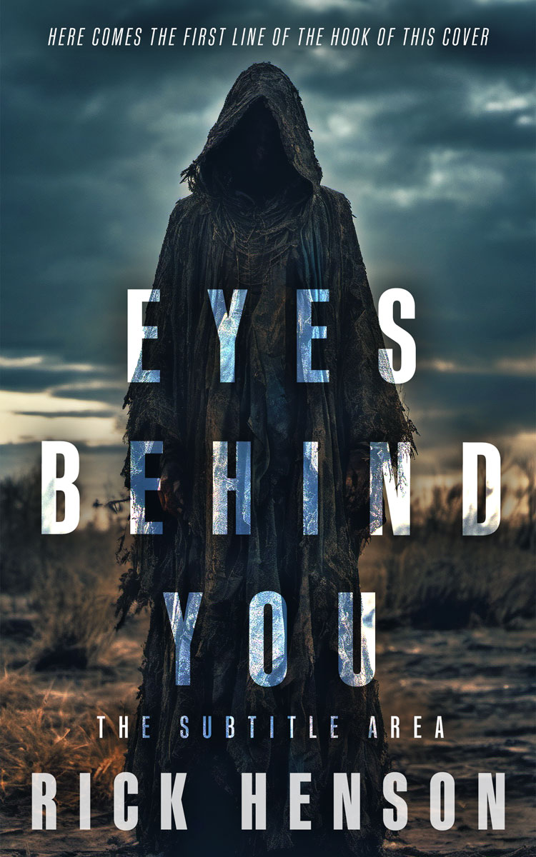 2D view of Premade Mystery & Thriller & Suspense Book Cover - Outer Space