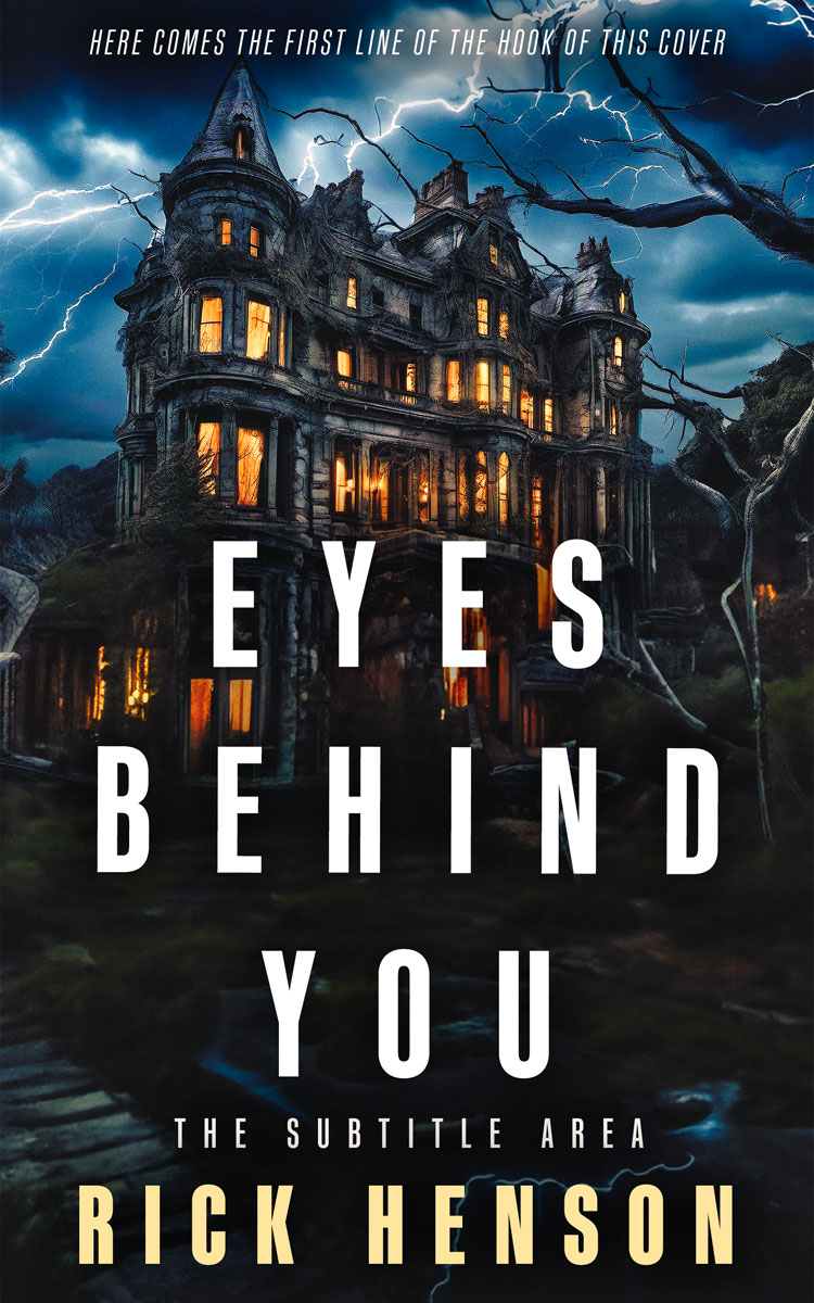 2D view of Premade Mystery & Thriller & Suspense Book Cover - Shark