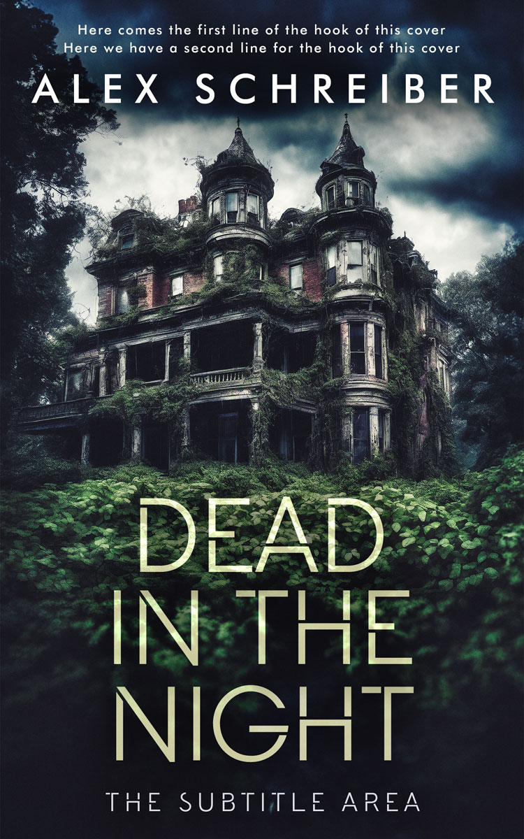 2D view of Shark #14983 - Premade Mystery & Thriller & Suspense Book Cover