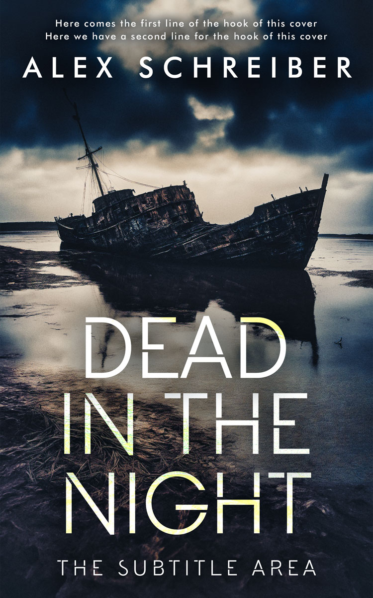 2D view of Premade Mystery & Thriller & Suspense Book Cover - Ash