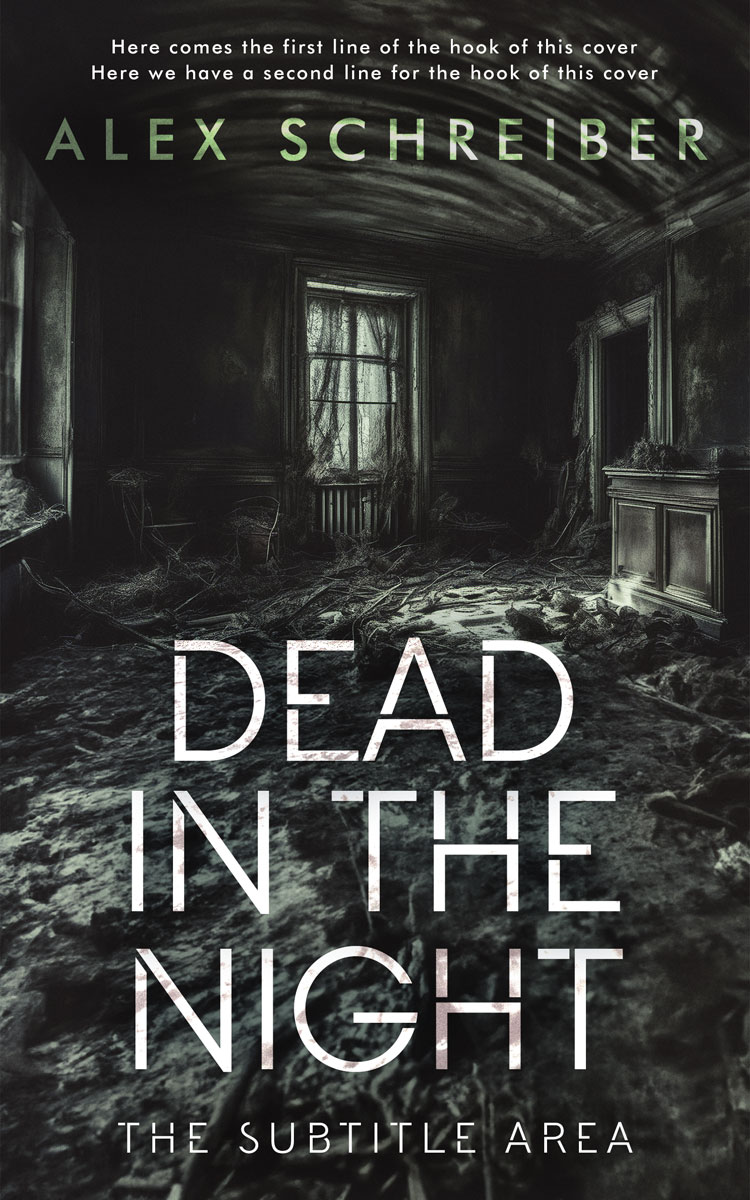 2D view of Premade Mystery & Thriller & Suspense Book Cover - Tuatara