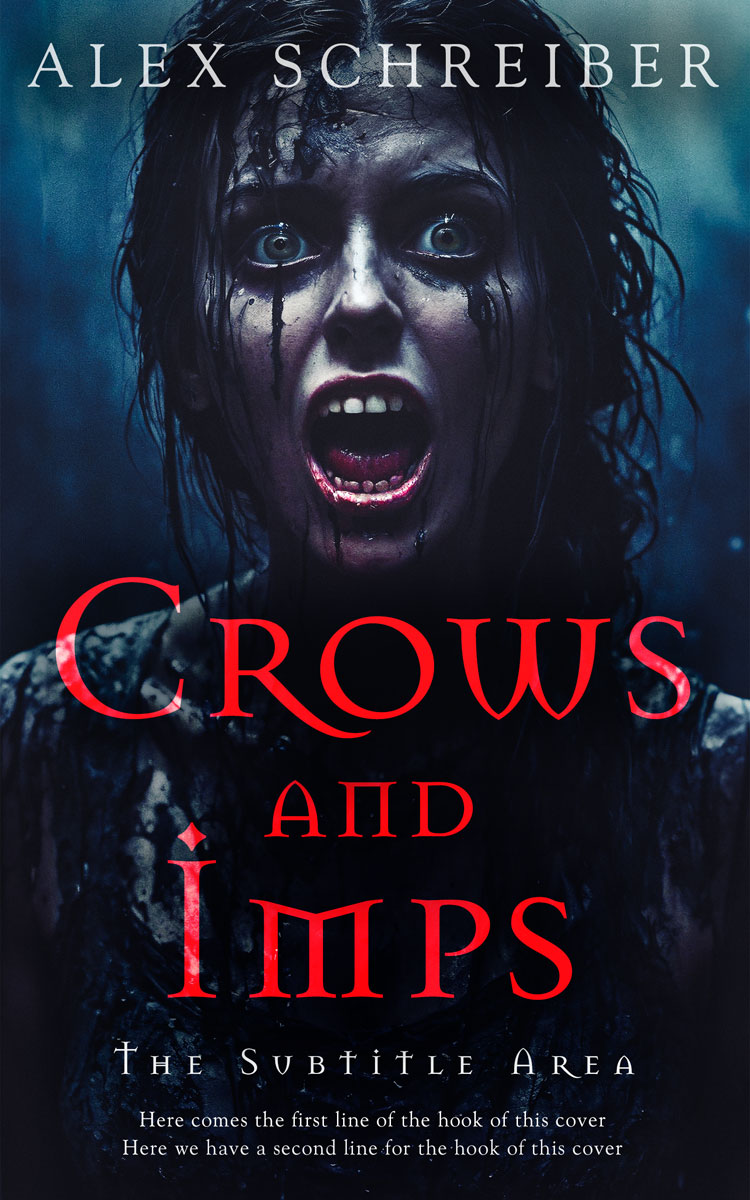 2D view of Premade Mystery & Thriller & Suspense Book Cover - Vulcan