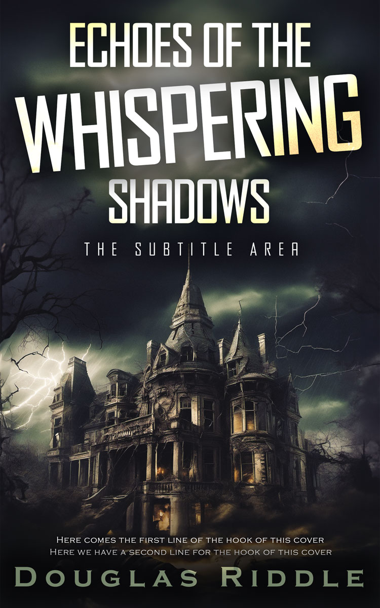 2D view of Premade Mystery & Thriller & Suspense Book Cover - Shark