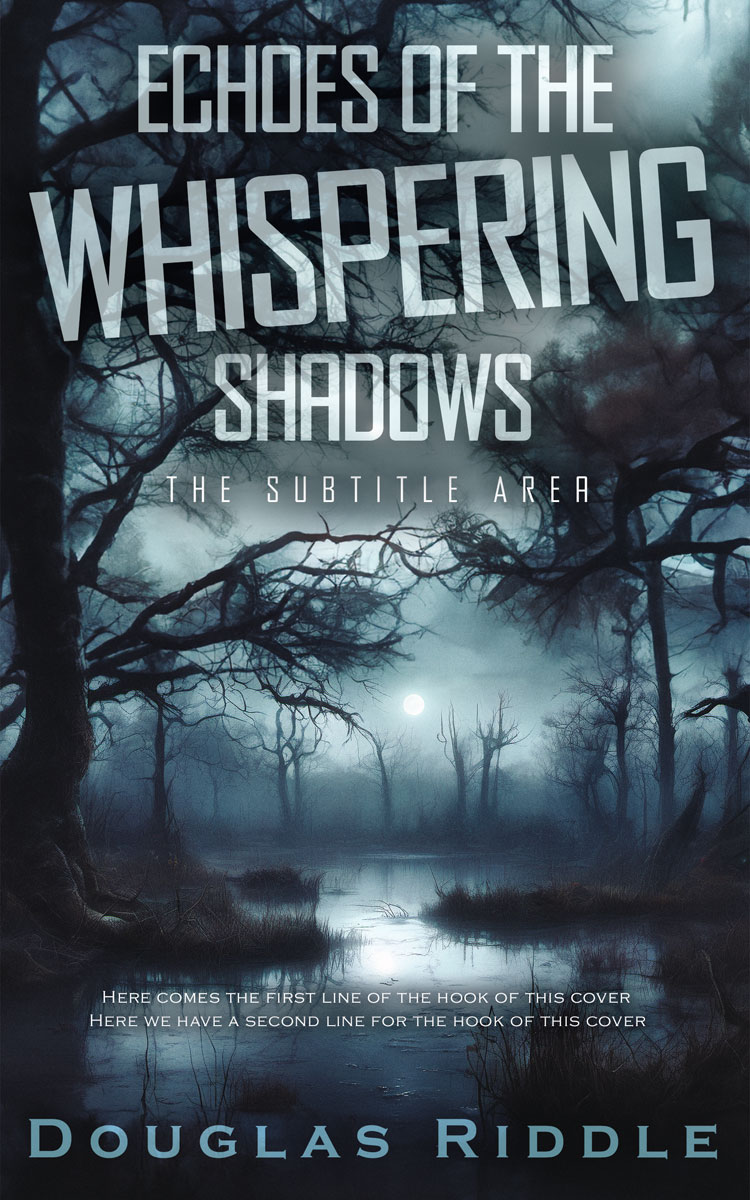 2D view of Premade Mystery & Thriller & Suspense Book Cover - Ebony Clay