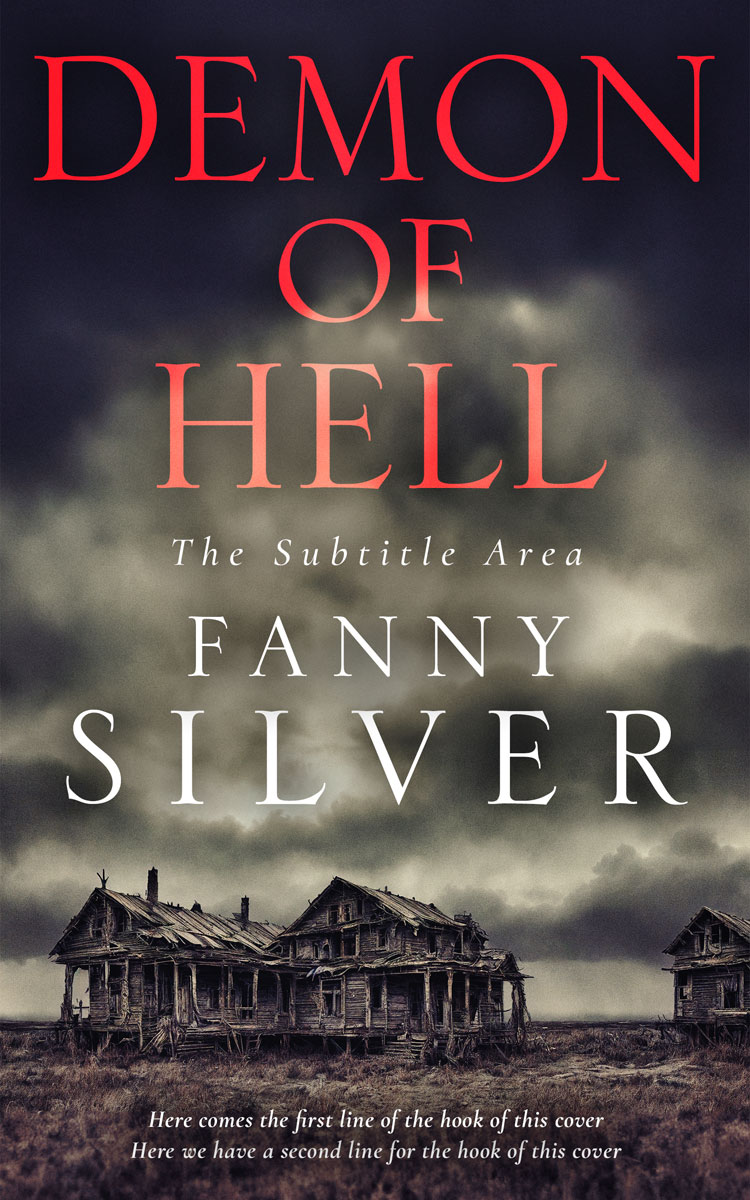 2D view of Premade Fantasy Book Cover - Thunder