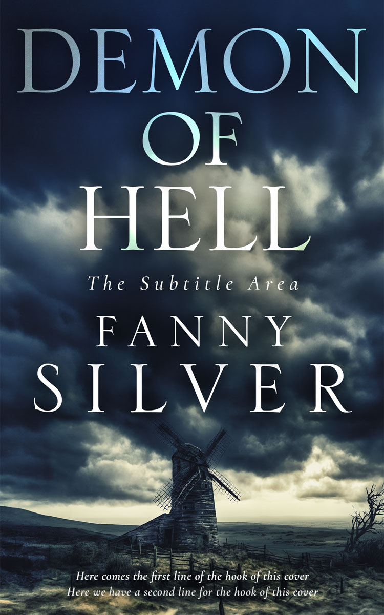 2D view of Premade Horror Book Cover - Ebony Clay