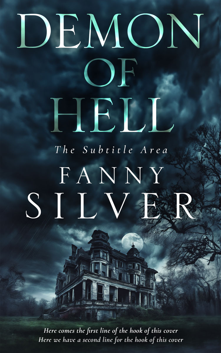 2D view of Premade Horror Book Cover - Mirage