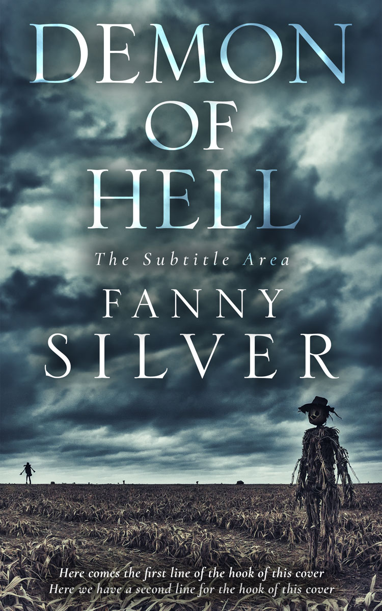 2D view of Premade Horror Book Cover - Limed Spruce