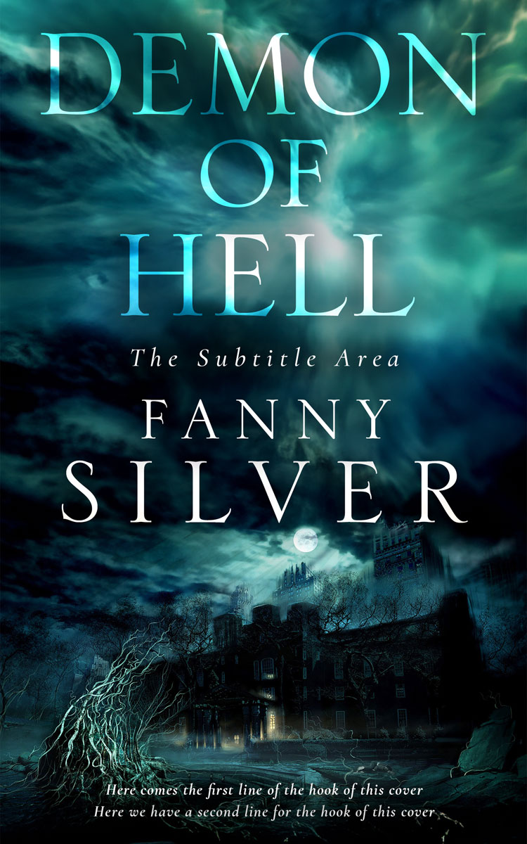 2D view of Premade Horror Book Cover - Firefly