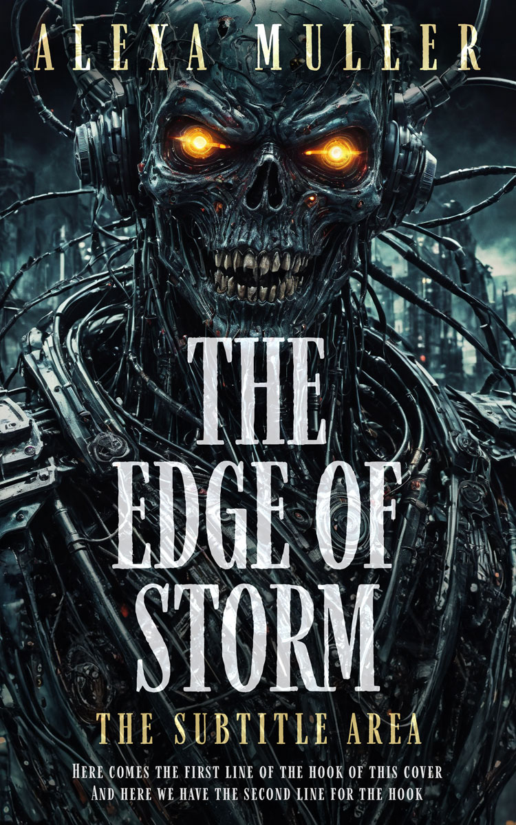 2D view of Premade Horror Book Cover - Bunker