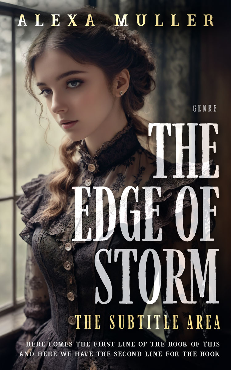 2D view of Premade Historical Book Cover - Ash