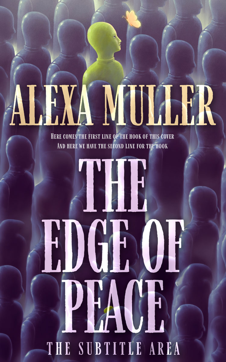 2D view of Premade Business Book Cover - Voodoo