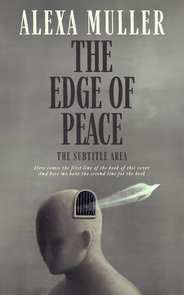 2D view of Premade Surreal Book Cover - Friar Gray